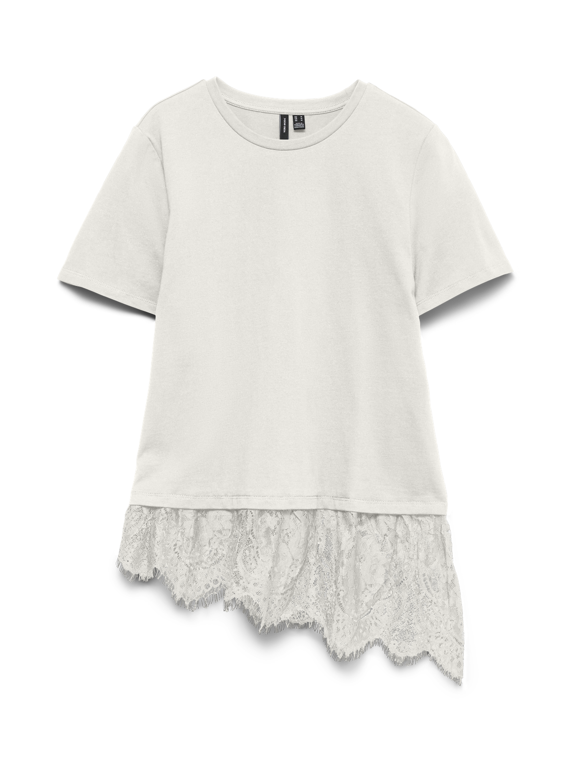 VMBRIT LACE T-SHIRT - Snow White